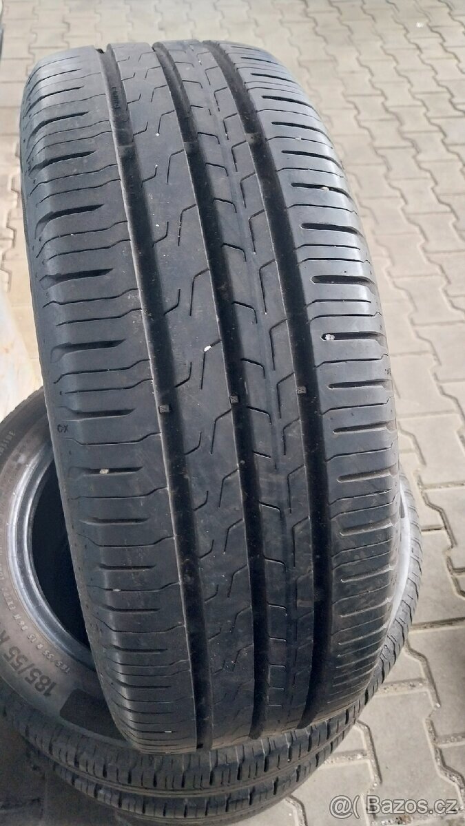 Prodám 4 x letní pneu Continental 185/55/15 - 2