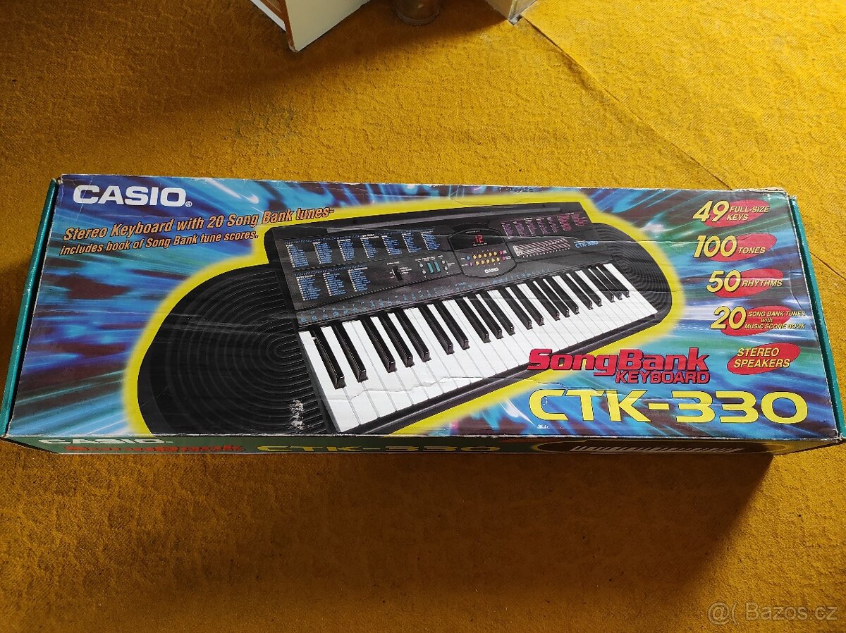 Elektrické klávesy Casio CTK 330 - 2