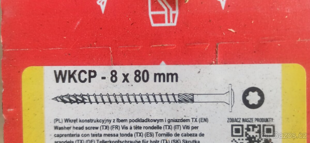 prodám šrouby do dřeva - 2