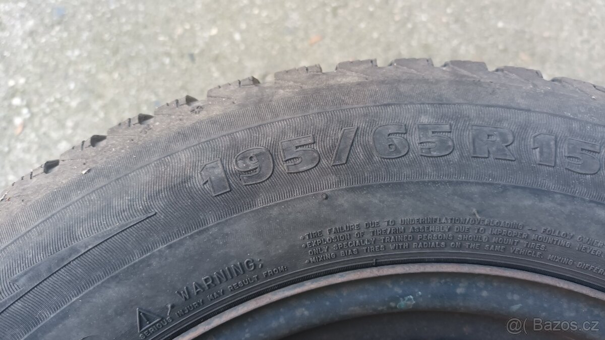ZIMNÍ PNEU + DISKY 15" - 2