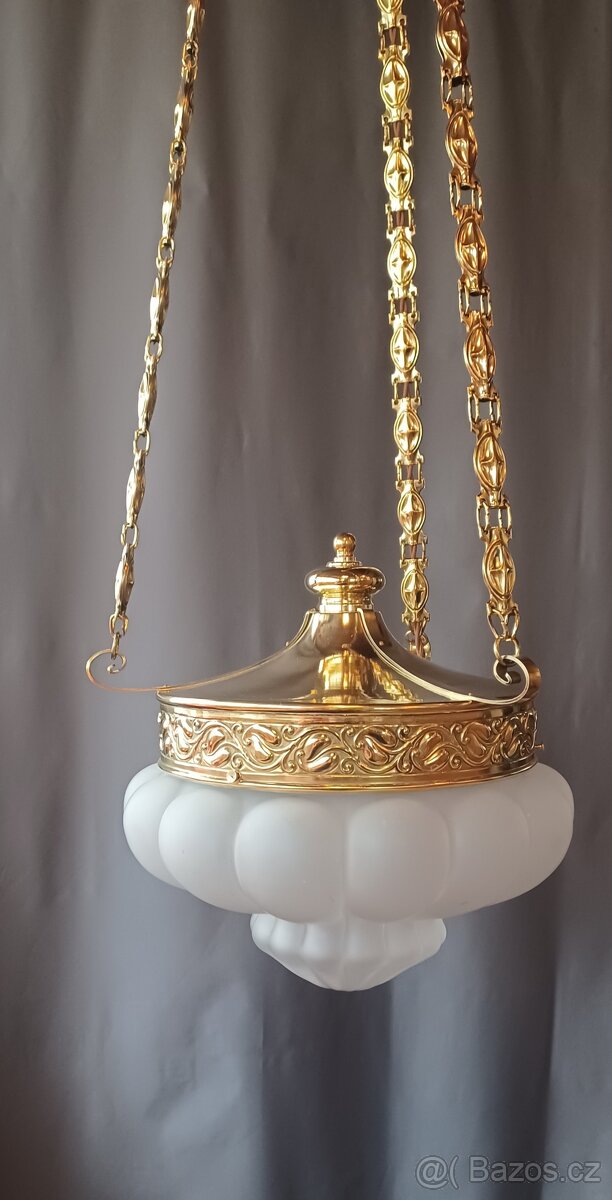 Secesní salonkový lustr - 2