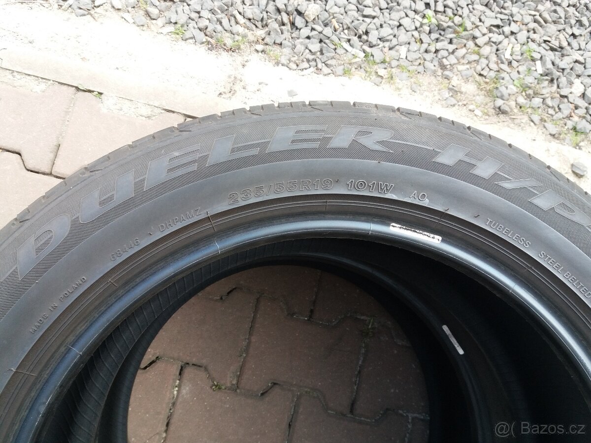 2ks letní pneu 235/55 r19 - 2