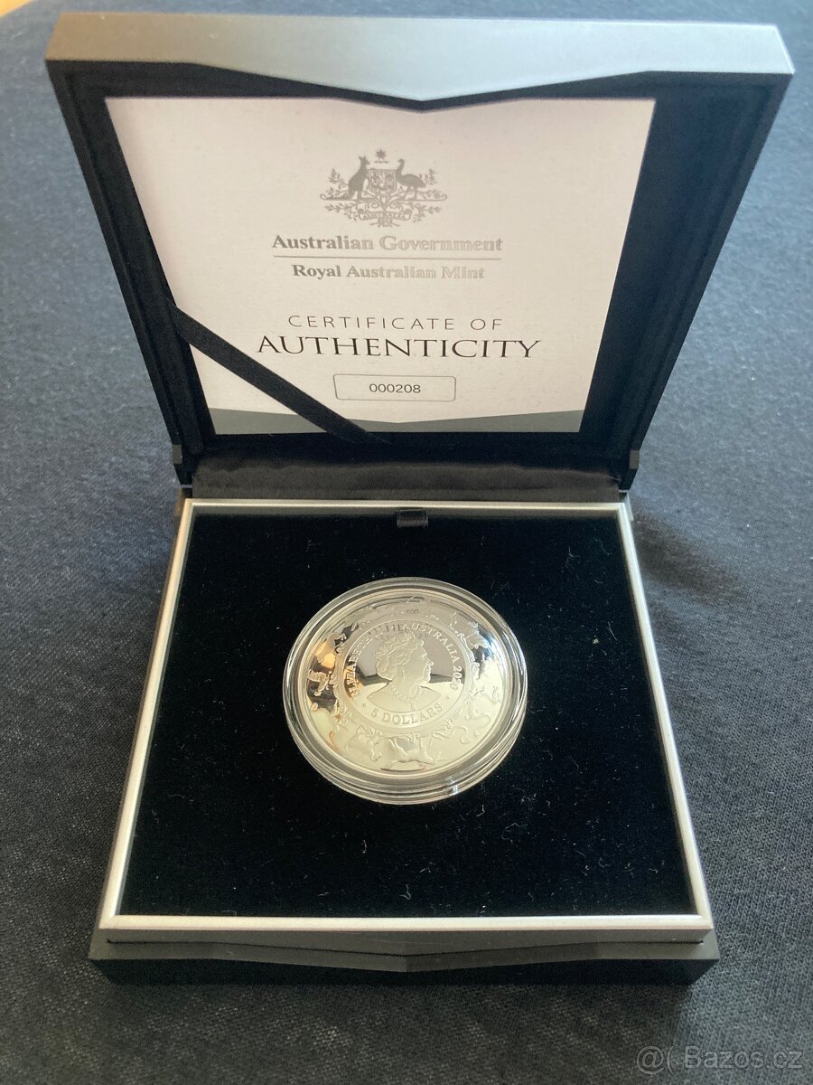 STŘÍBRNÁ MINCE LUNÁRNÍ SÉRIE YEAR OF THE RAT (ROK KRYSY) 1 - 2