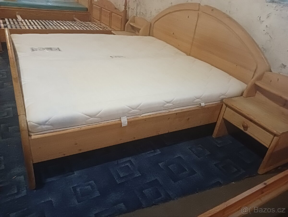Selská kompletní postel 200cm,dovoz Alpy - 2