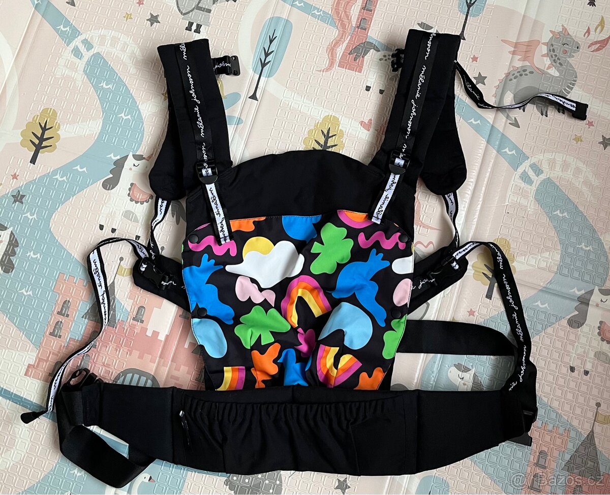 Ergonomické nosítko Kinderkraft Huggy Happy Shapes - 2