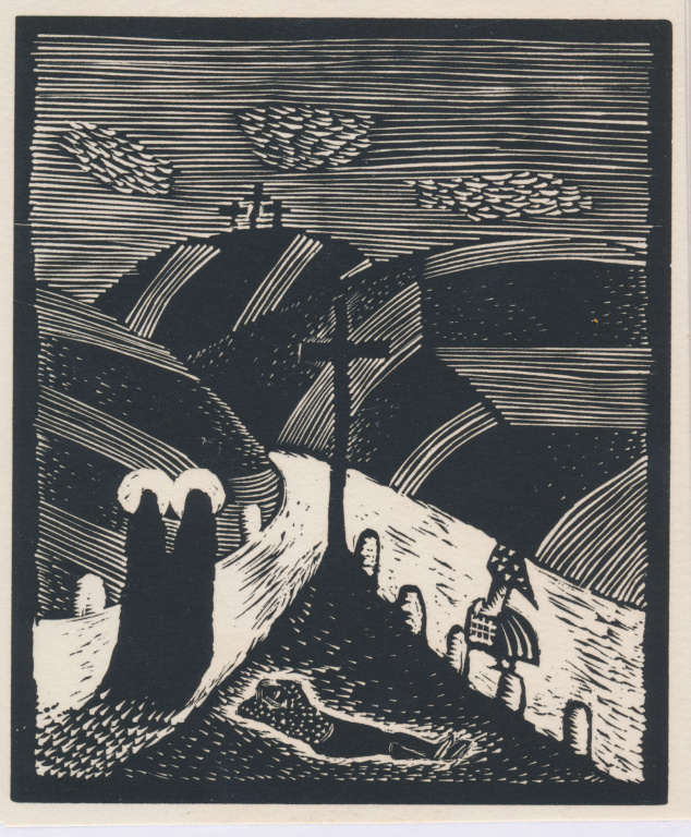 Šíma, dřevoryt, 1922 - 2