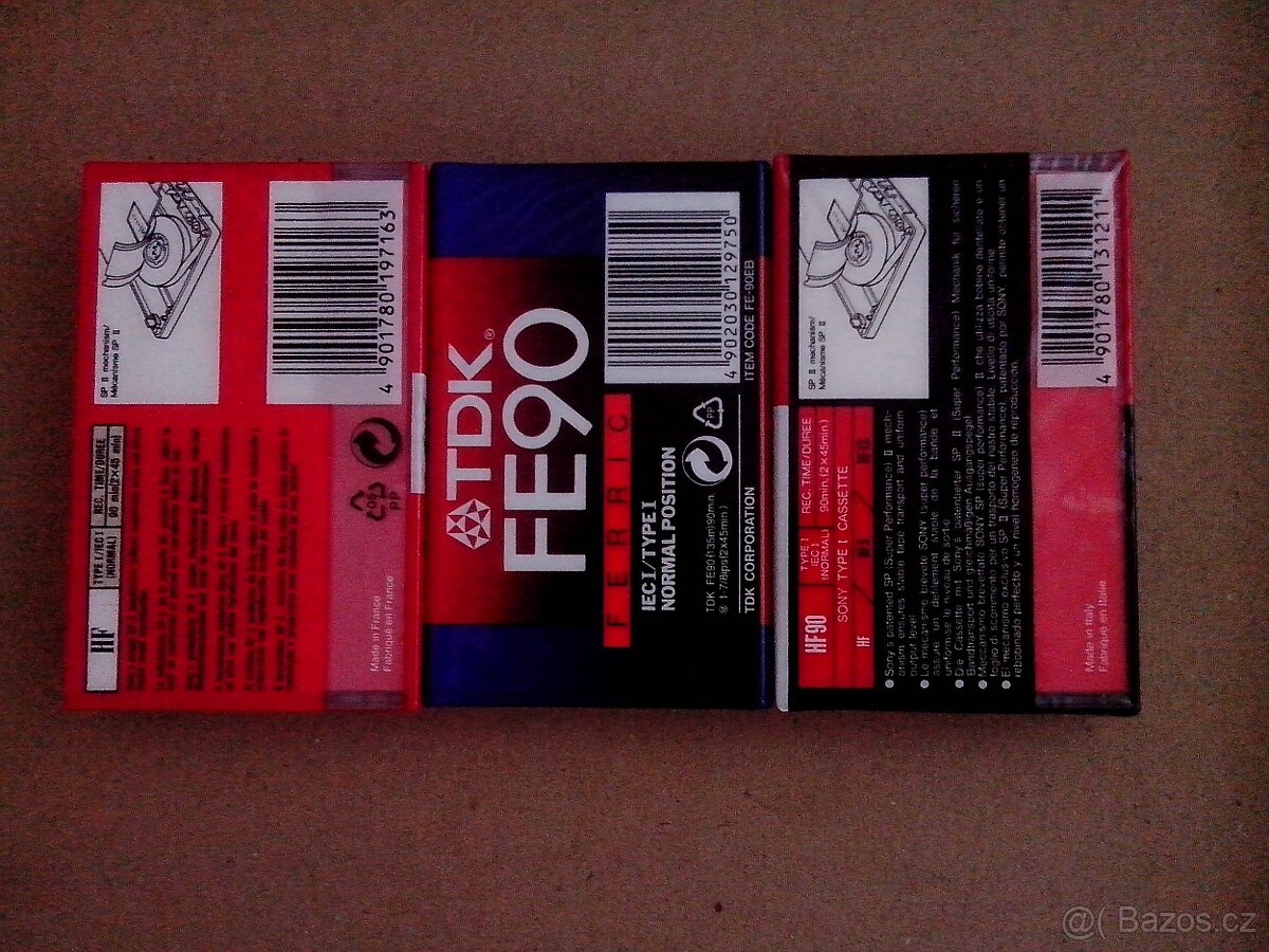 mc kazety Sony a TDK - 2