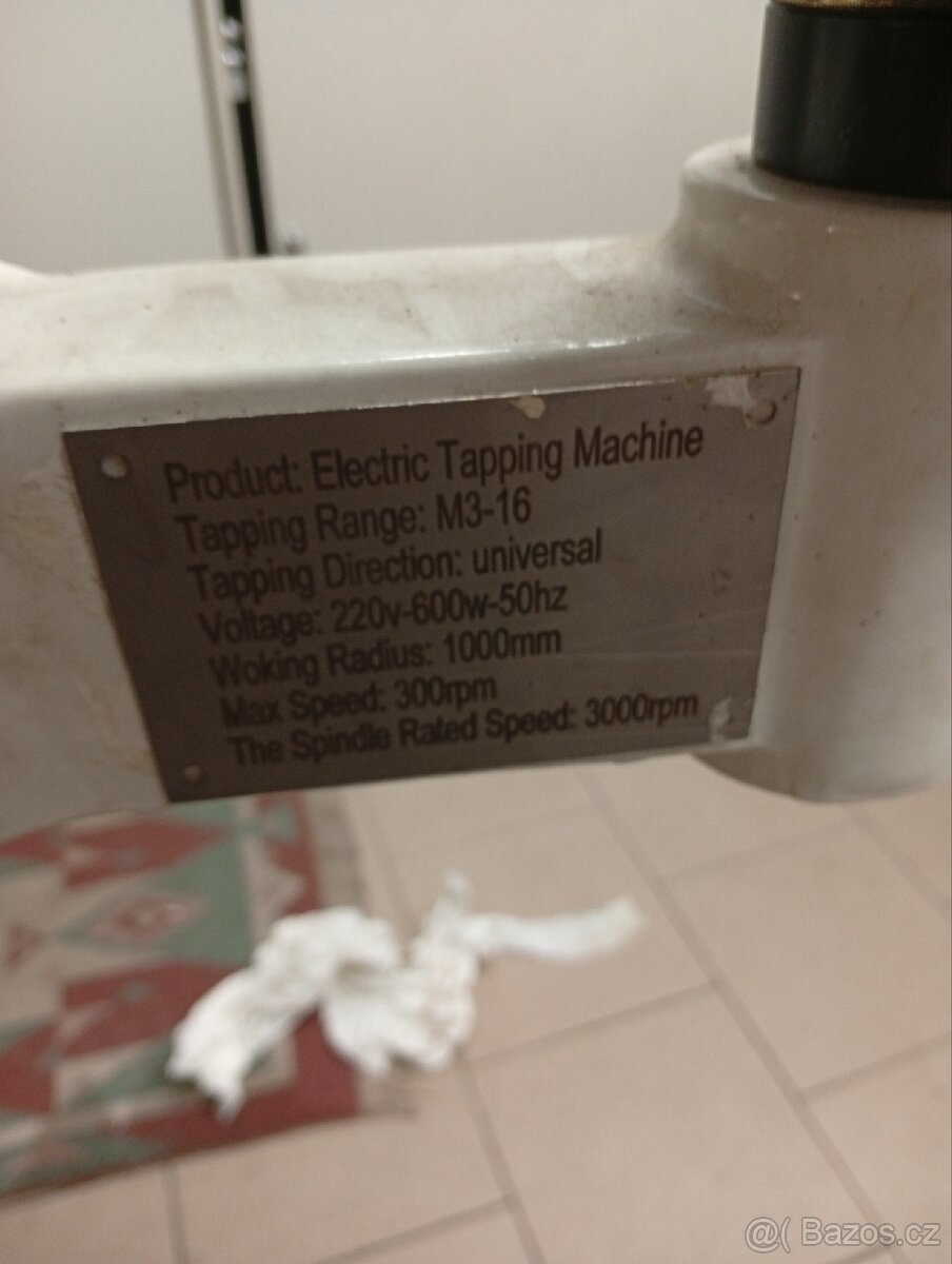 Závitořez pantograf elektrický, vzduchový. - 2