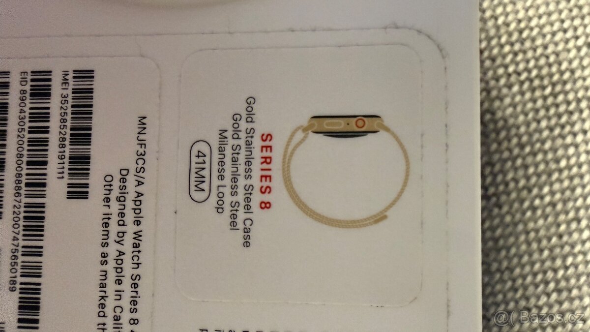 Apple Watch 8 41 mm Cellular Titan milánský tah - 2