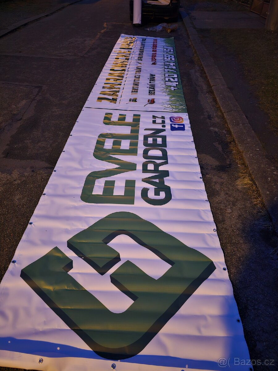 Prodej bannerů "použitých " - 2