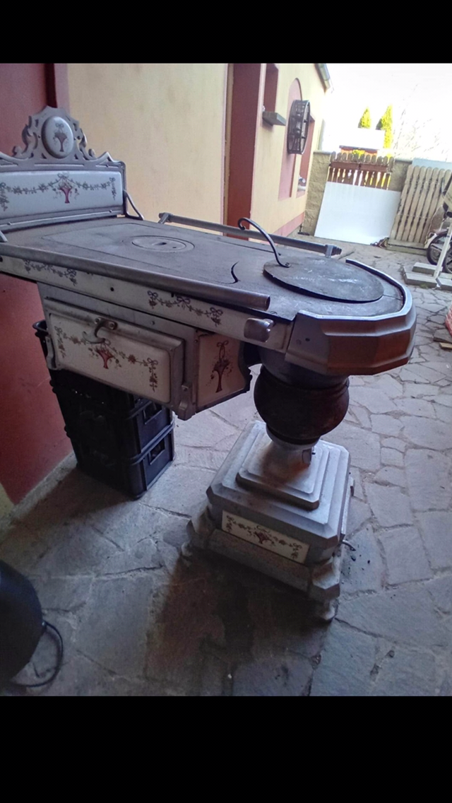 Belgická smaltovaná kamna - 2