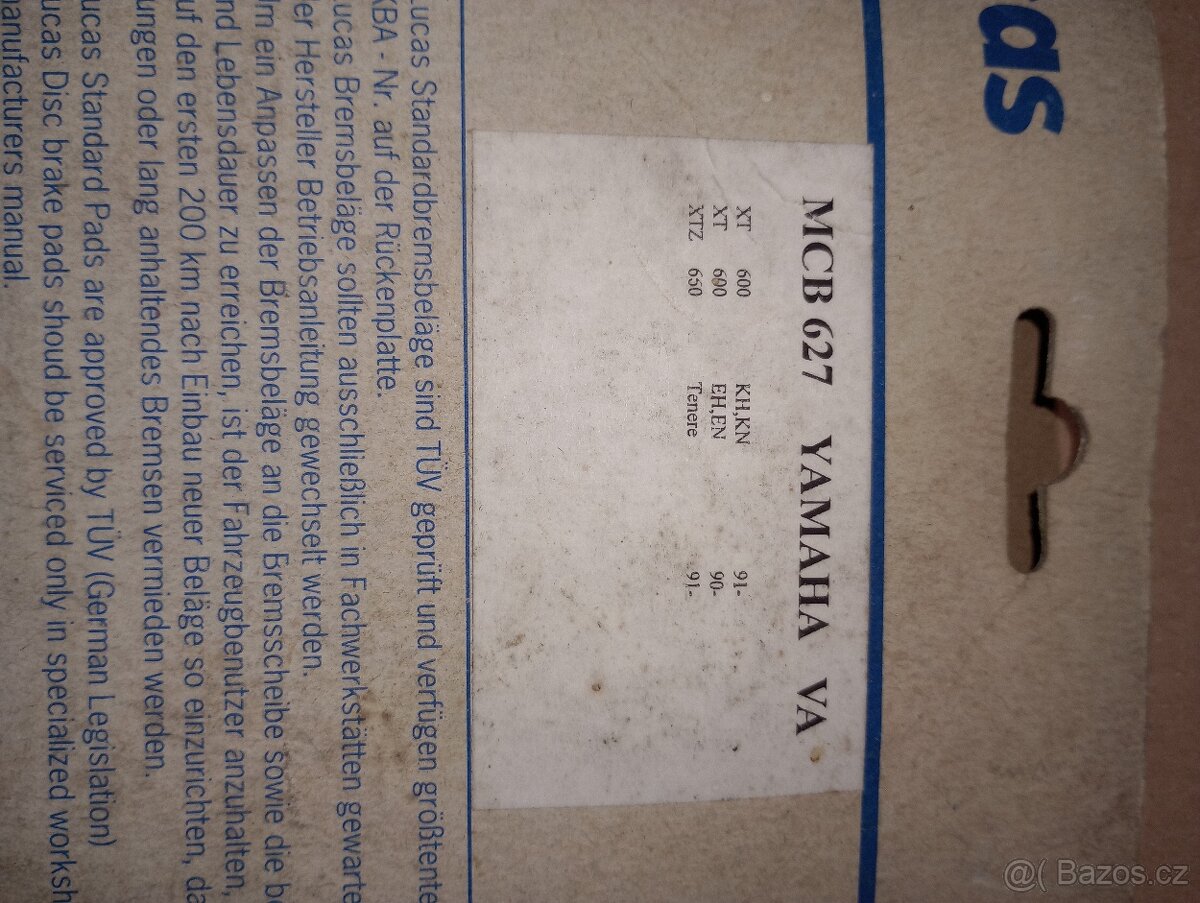 Brzdové destičky moto - 2