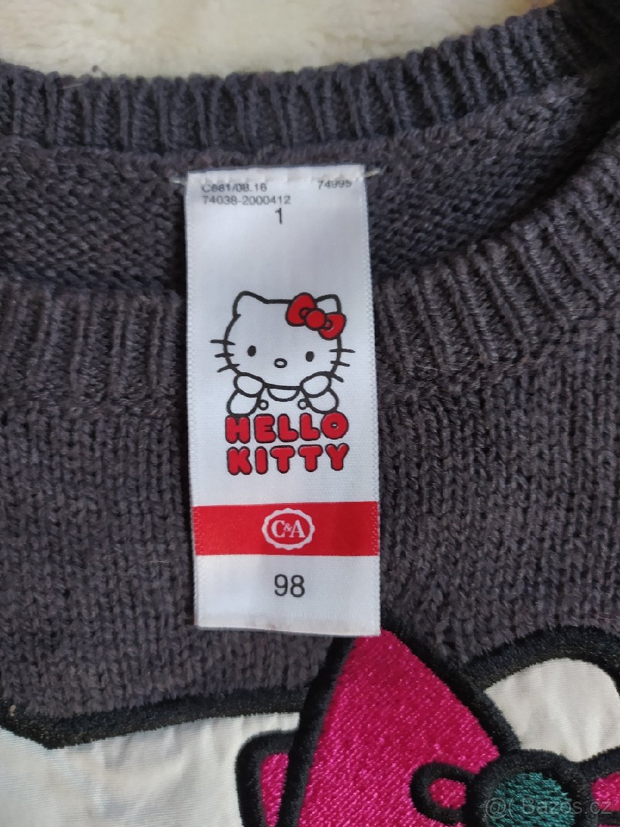 dětské dívčí šaty tunika Hello Kitty CaA vel 98 - 2