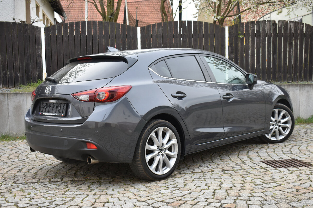 Mazda 3 2.0i 88kW,rv.2015,146tkm, pěkný stav - 2
