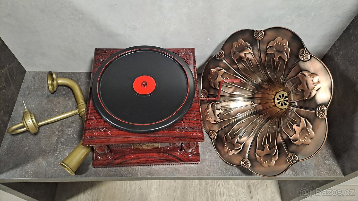 Gramofon - dekorace - 2
