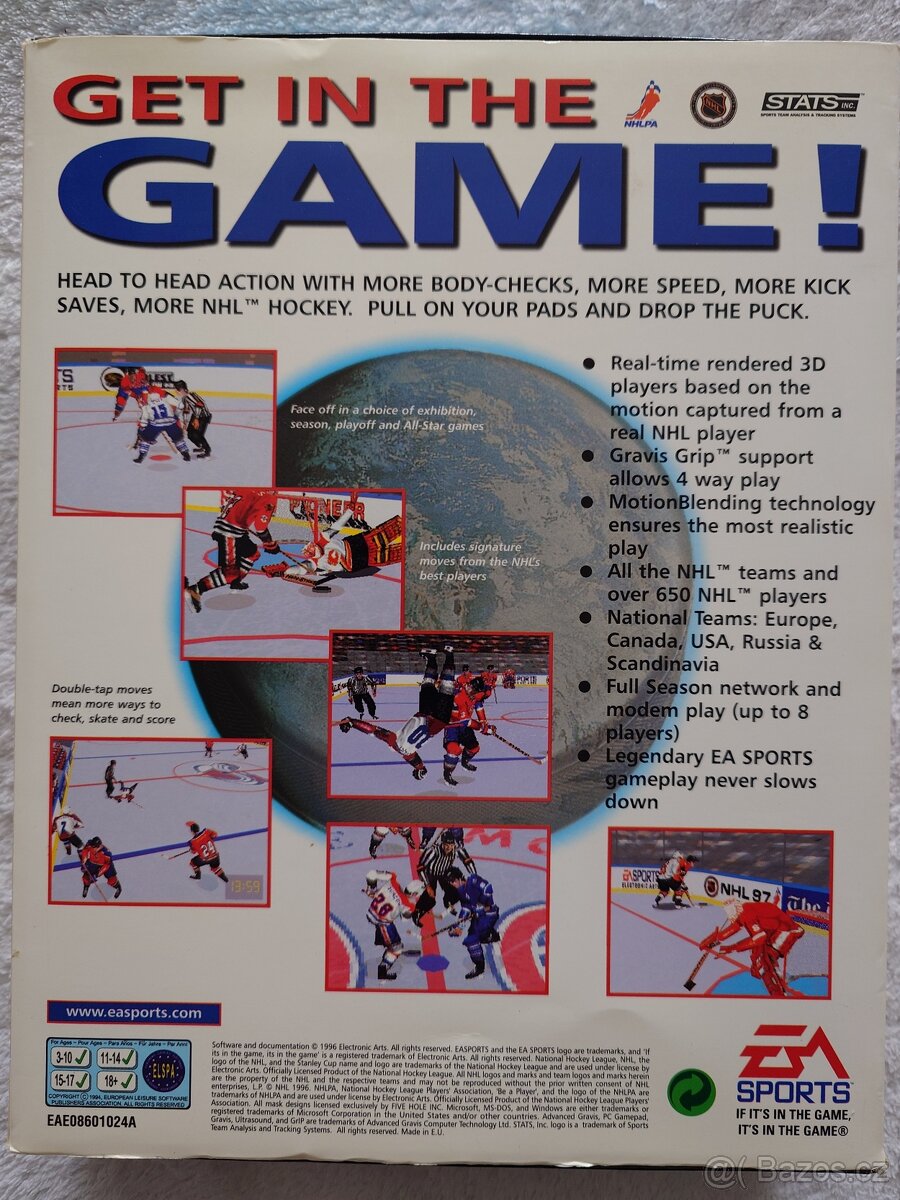 NHL 97 kompletní balení bez CD pro sběratele - 2