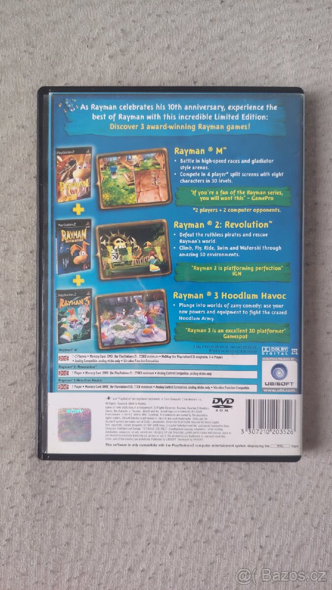 Rayman 10th Anniversary 3 Title Pack - PS2 - 2