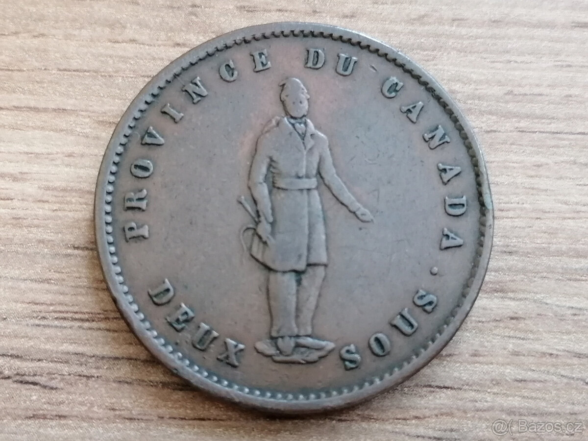 1852 mince kolonie Kanada Province du Canada Bank Token - 2
