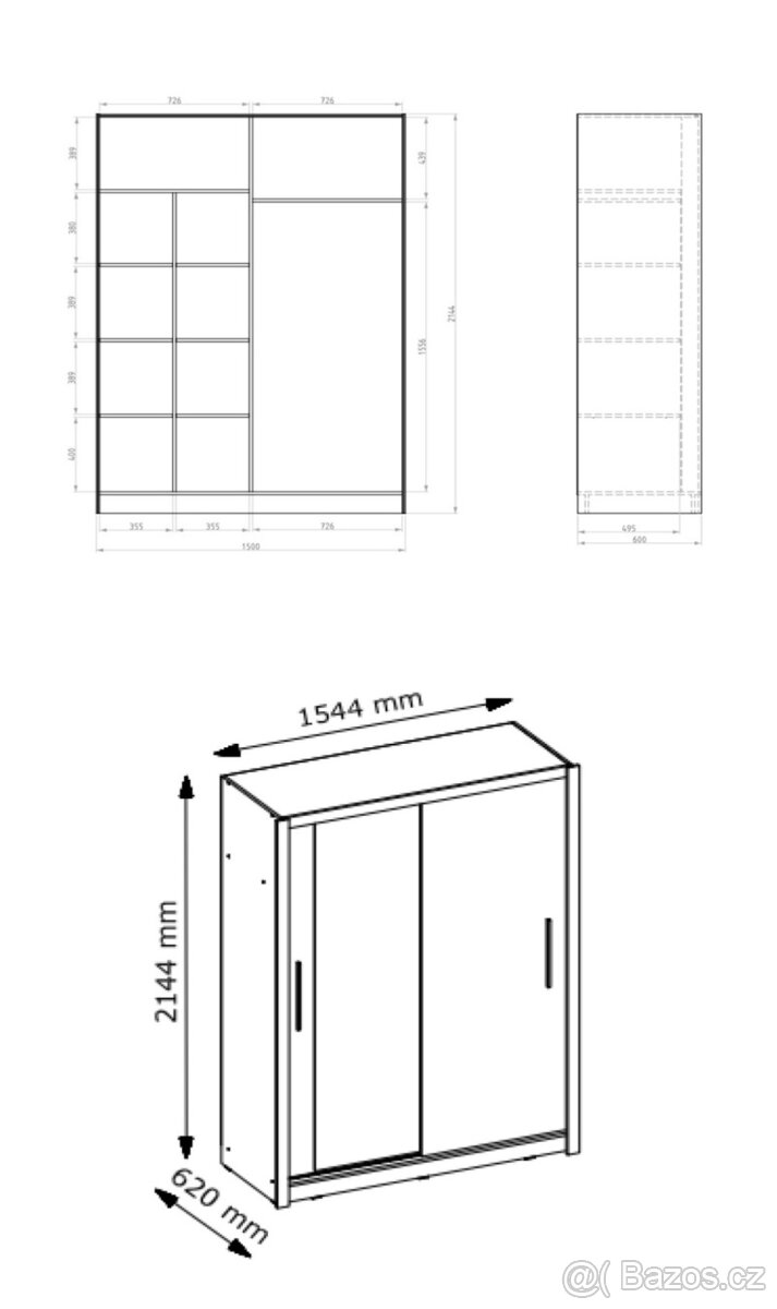 Šatní skříň - 2