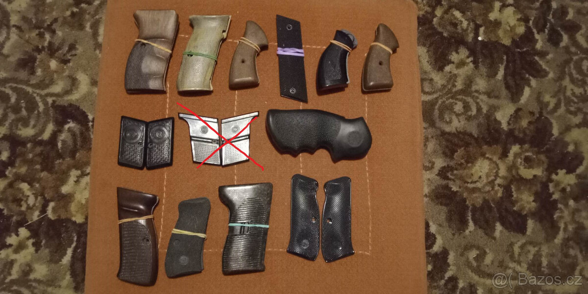 Střenky CZ 50 / 70 , CZ 52 , CZ 92 , DUO , CZ 82 /83 , CZ 75 - 2