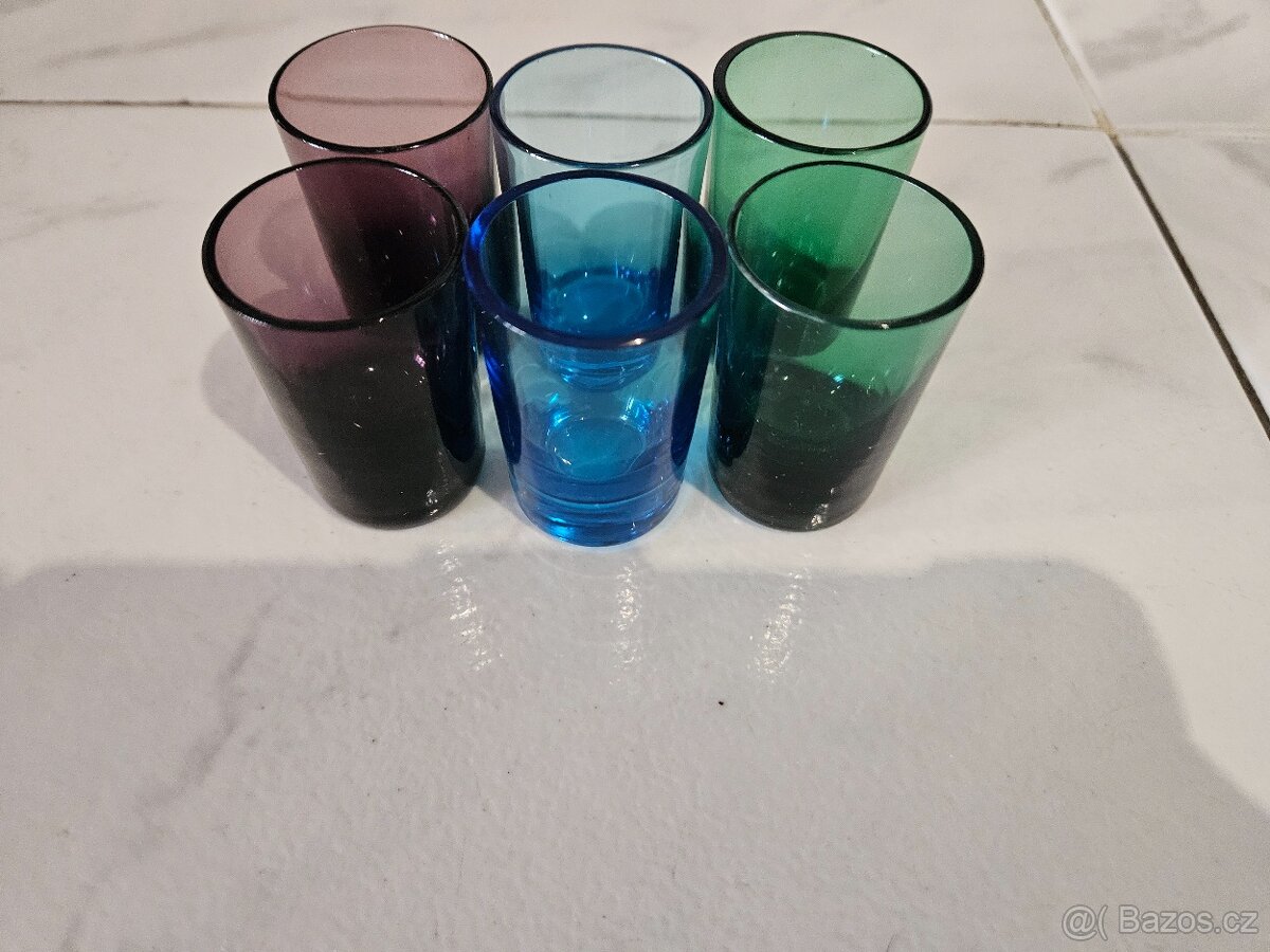 Panakove sklenicky barevne - 2