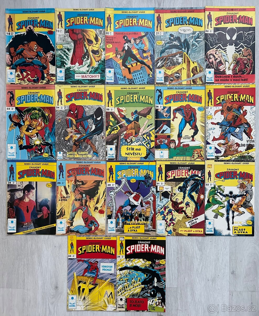 Prodám komiksy Semic-Slovart a další, ceny v textu: - 2