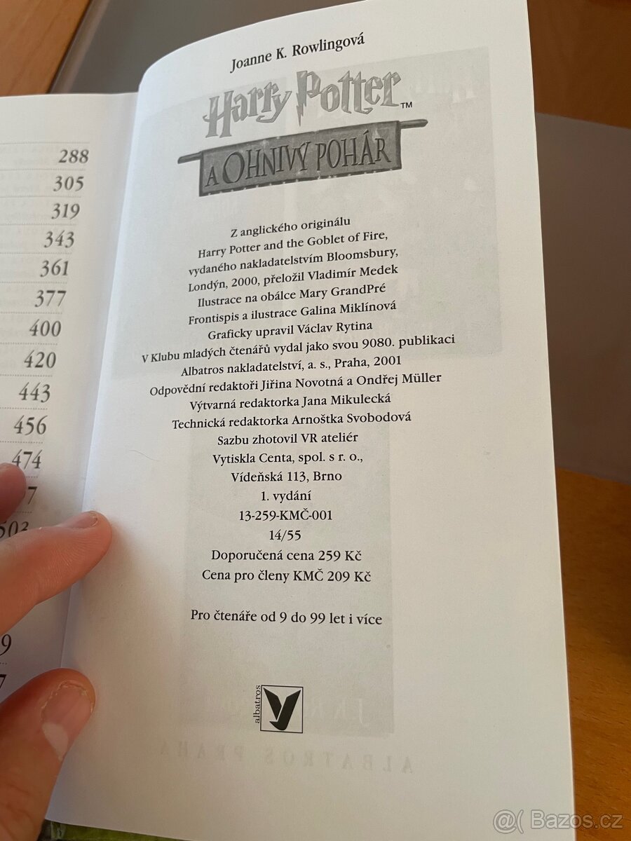 Harry Potter 4,5,6 první vydání - 2