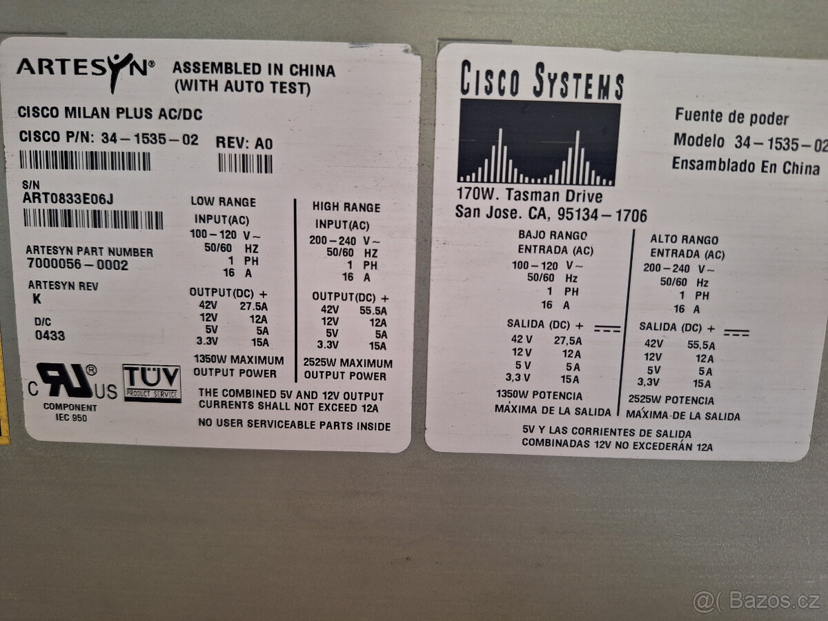 Kvalitní napájecí zdroje pro Cisco - 2