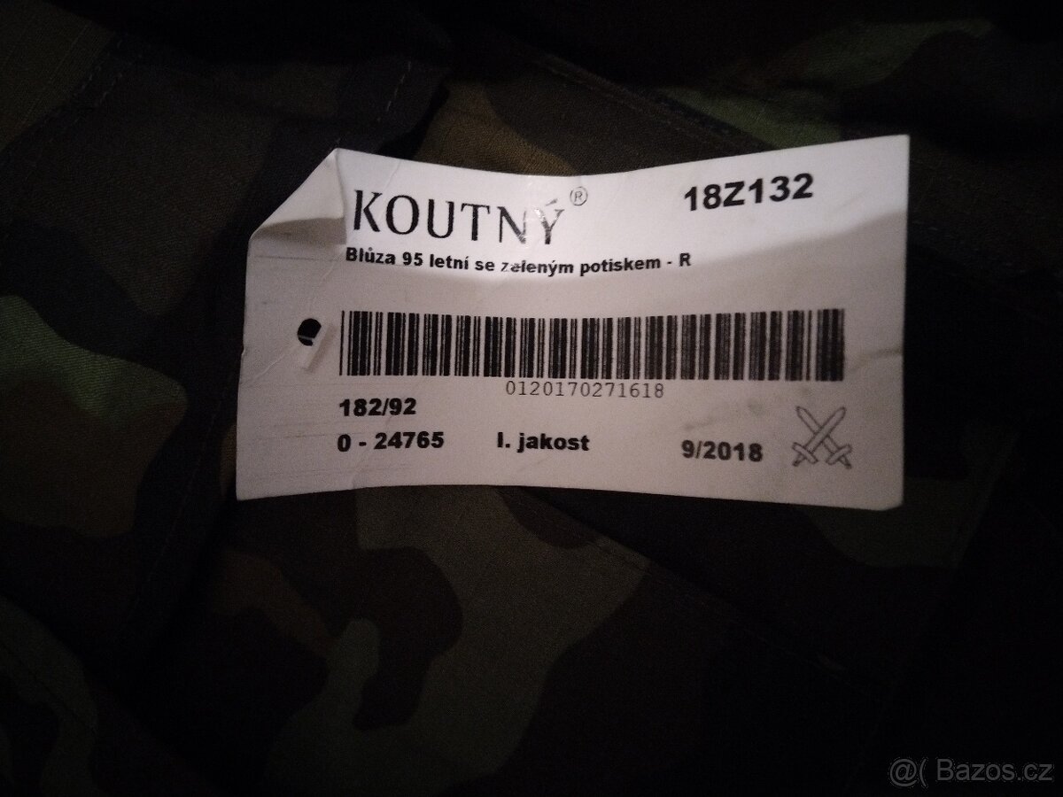 Vojenské kalhoty + blůza vz. 95 - 2