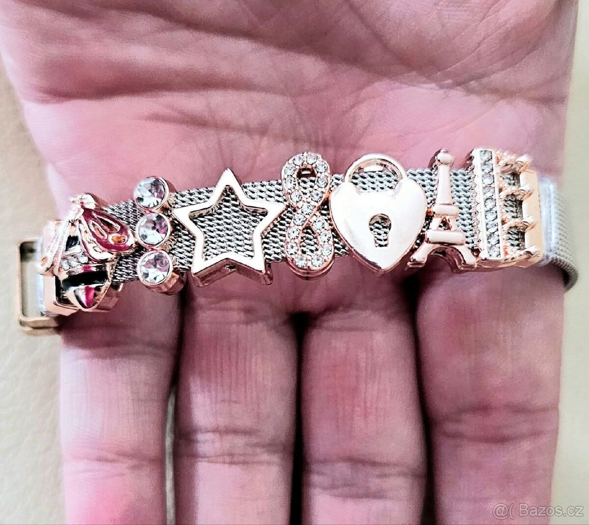 Postříbřený náramek - 2