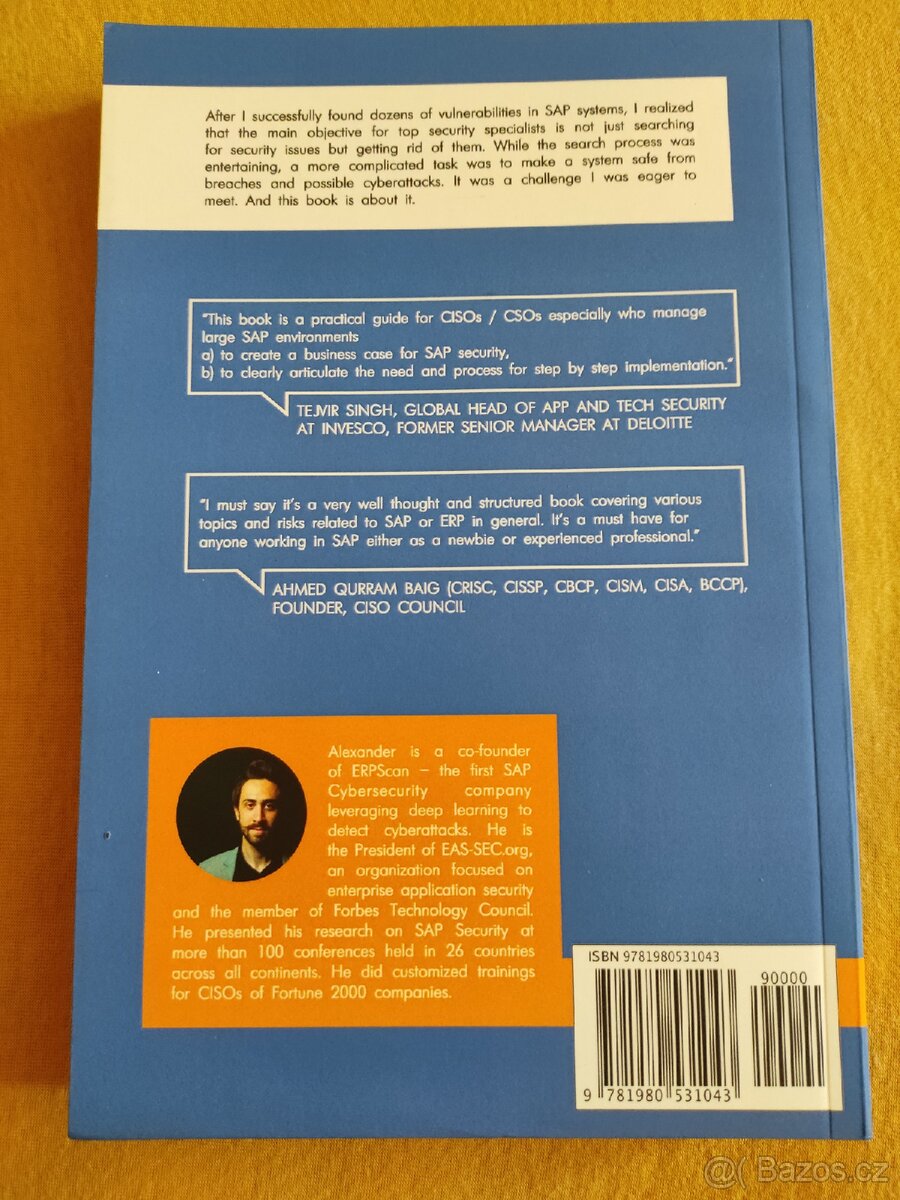 Kniha SAP Cybersecurity for CISO, Alexander Polyakov - 2