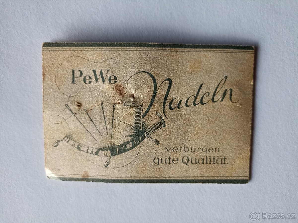 Historický soubor jehel - 2