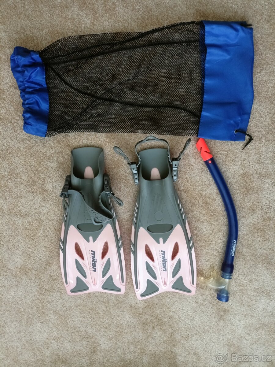 Dětské ploutve+šnorchl - 2