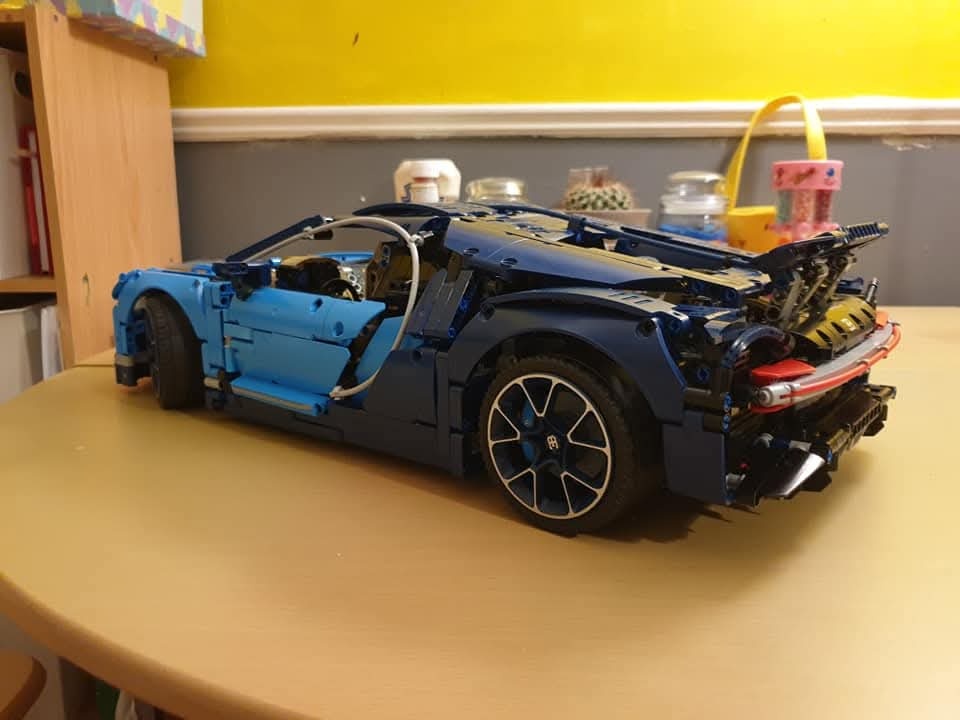 Stavebnice Bugatti Chiron (3599 dílků) - 2
