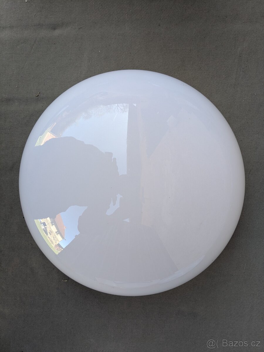 Staré skleněné stínidlo stropnice - 2