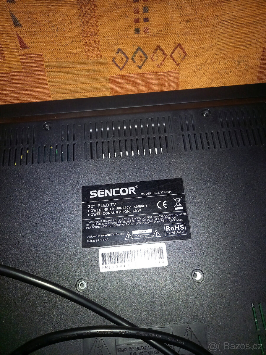 TV Sencor 32“ a set-top-box MASCOM pro příjem DVB-T2 - 2