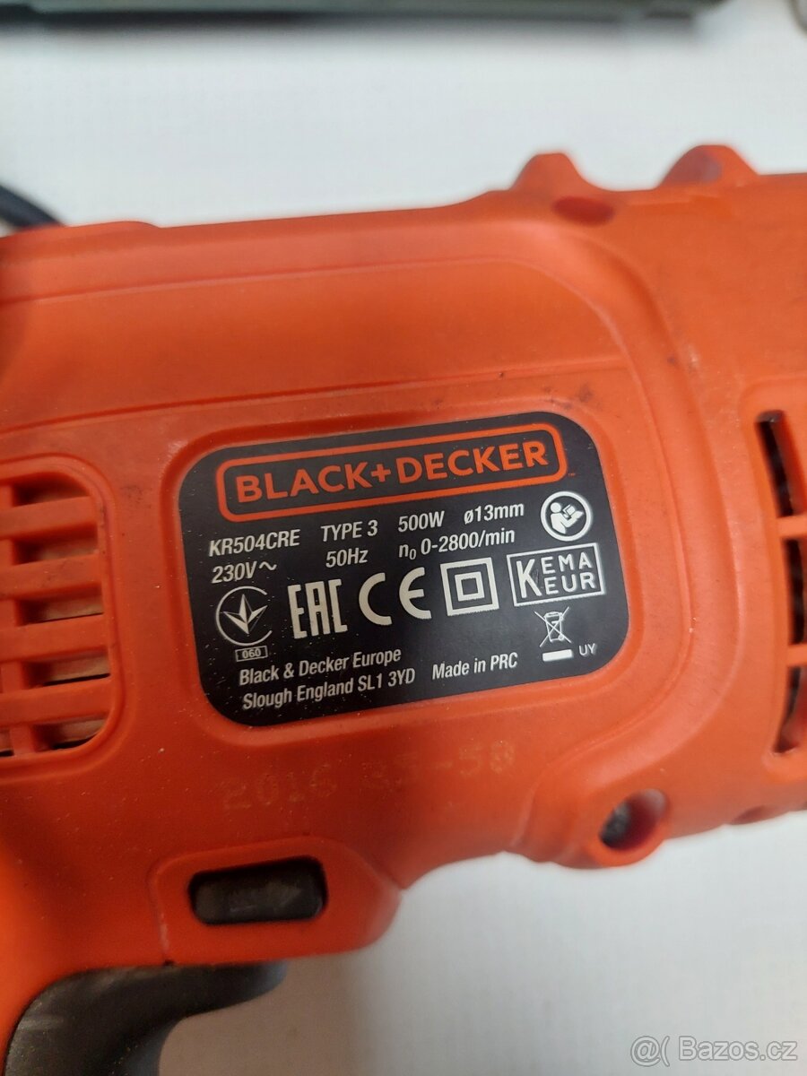 Vrtačka Black Decker KR504CRE. Příklep. Nová. - 2