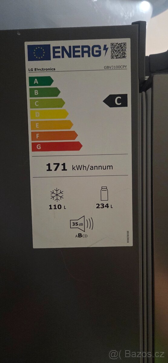Lednice s mrazákem LG - 2