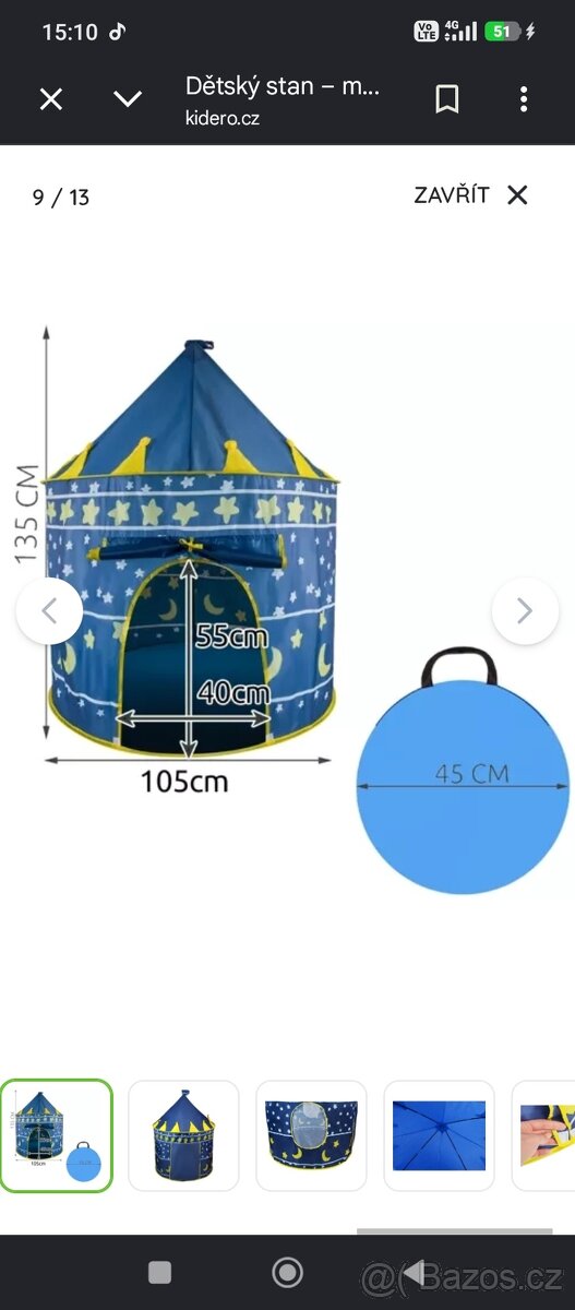 Dětský stan - 2