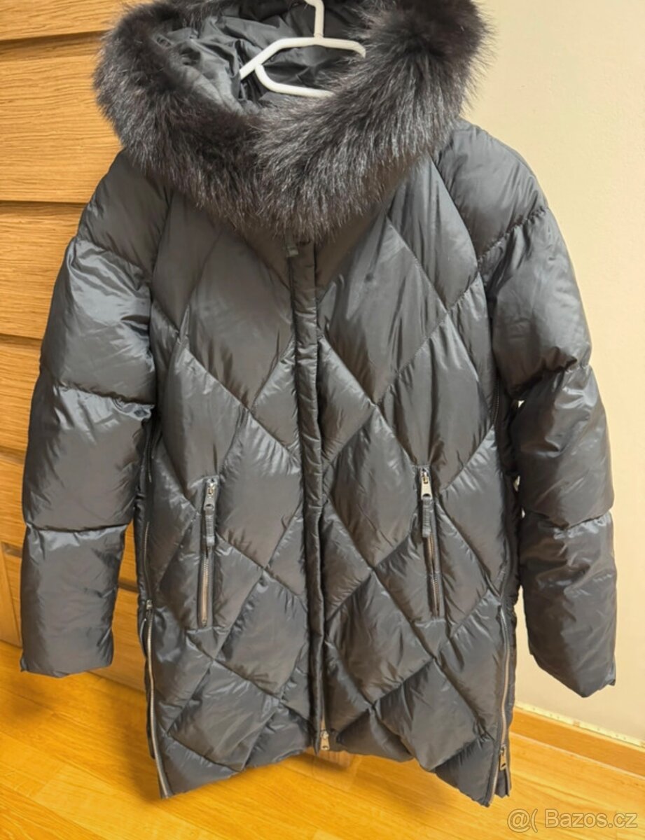 Péřová bunda zn.Max Mara, vel.S/M. - 2