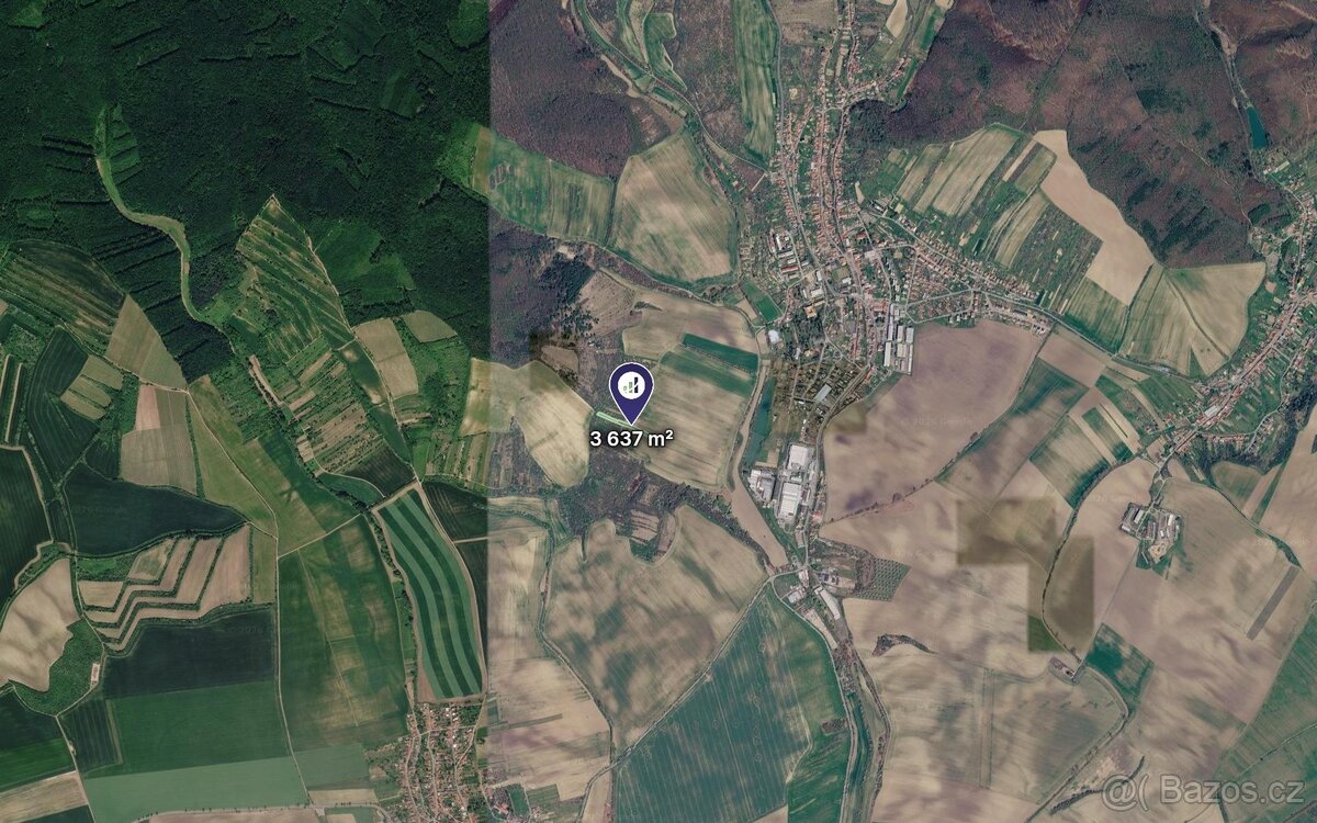 Prodej podílu 1/2 pole 1 819 m², Ždánice - 2
