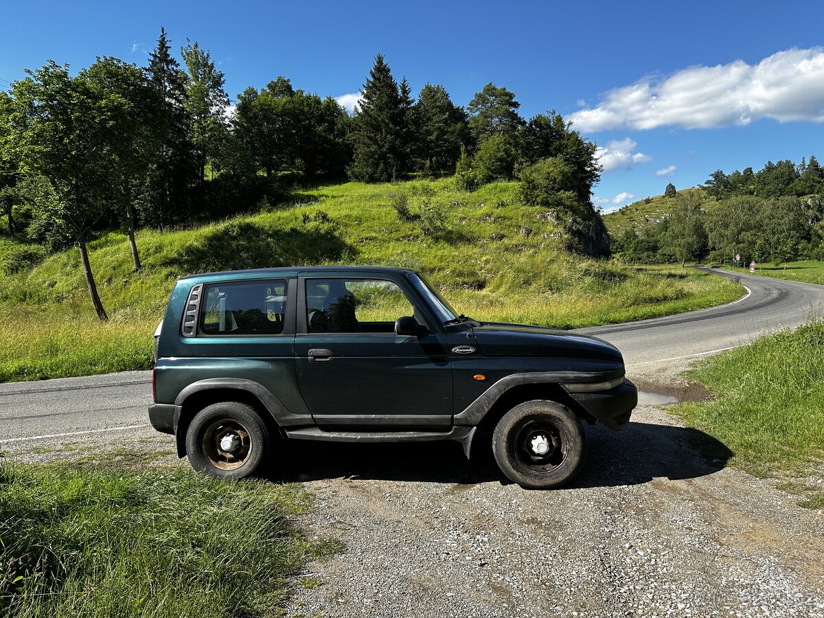 Korando 4x4, klima, tažné, jen 164 tkm, plně funkční