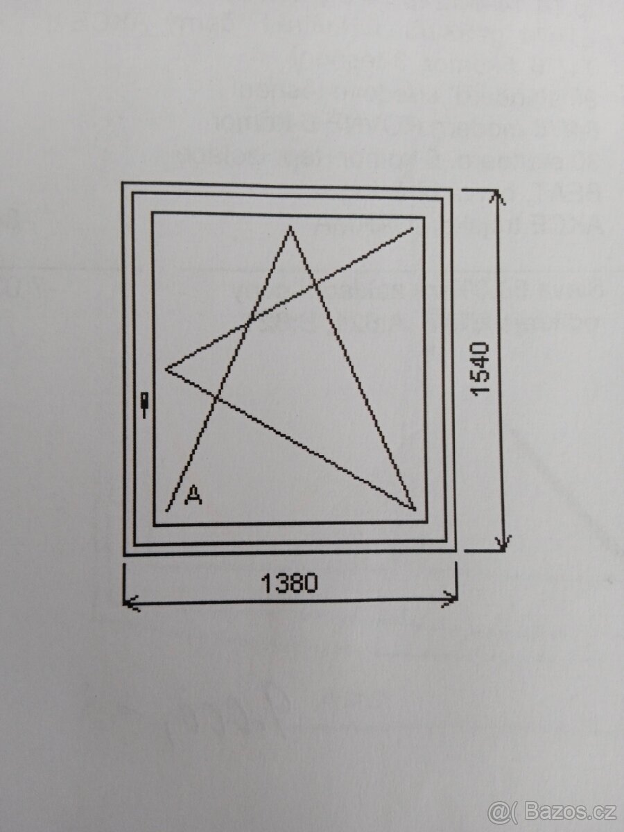 Jednodílné okno, barva: bílá, poz. 147b - 2