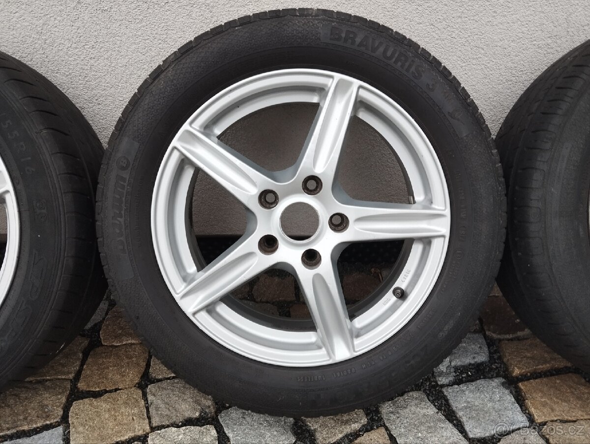 ALU Dezent 5x114,3 r16x6,5j ET 48, 205/55/16 - 2