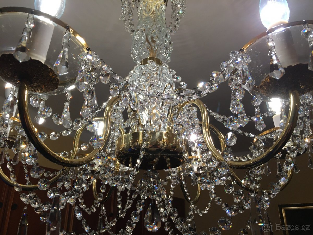 Prodám klasický křišťálový lustr - 2