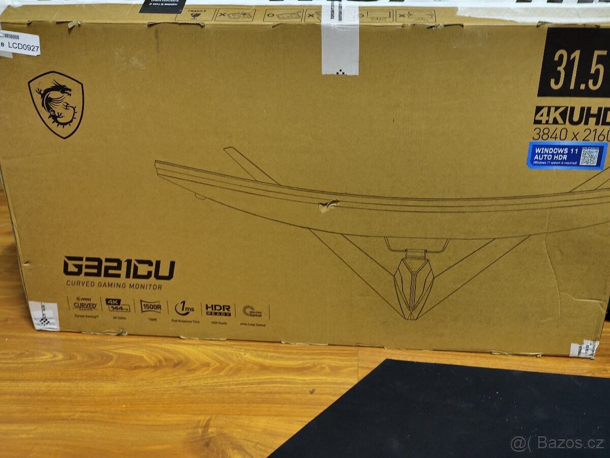 4k monitor MSi 144hz - 2