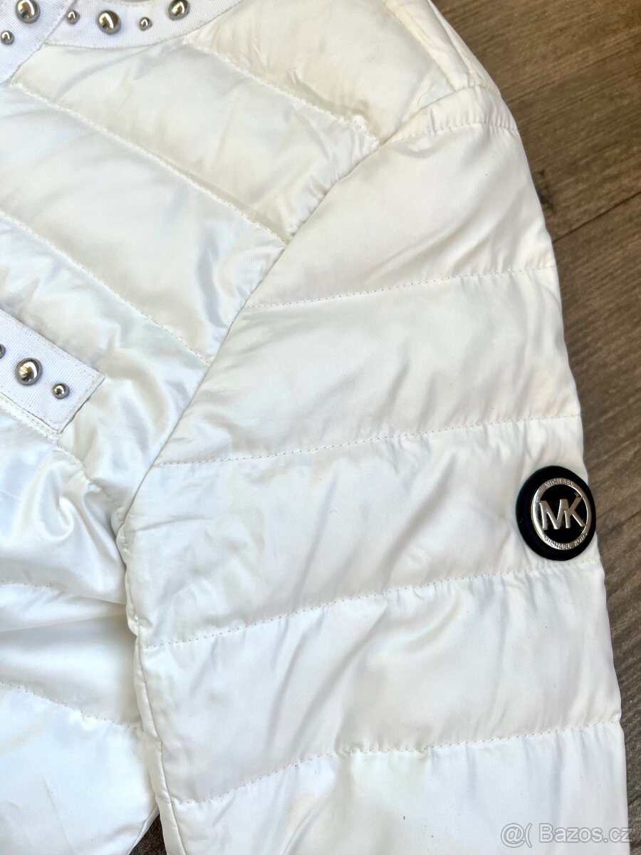 Michael Kors bílá lehká péřová bunda - 2