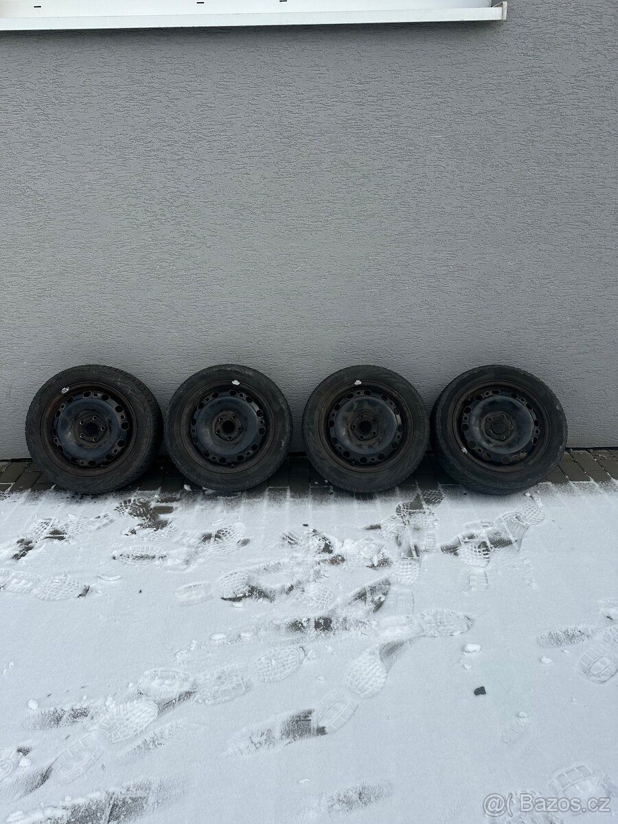 Plechové disky Škoda Fabia 5x100 r15 zimní - 2