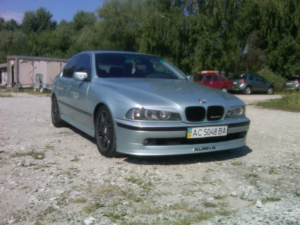 Přední nárazník, spoiler a dělič nárazů BMW E39 Alpina Style - 2