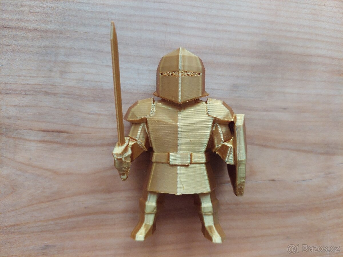 Nová figurka zlatý rytíř, zbrojnoš, středověk, rytíři SLEVA - 2